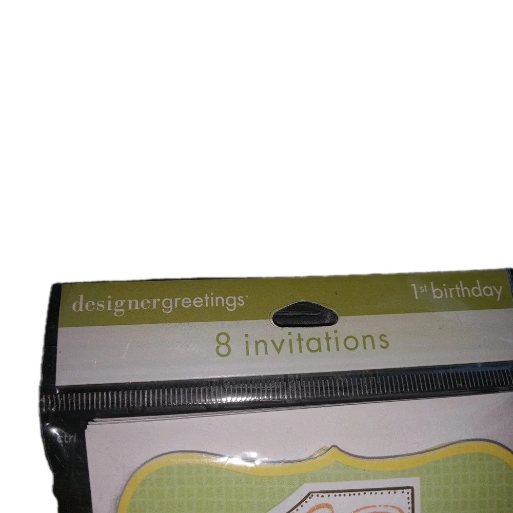 3 pks Designer Greetings 1st‎ Birthday Party Cards 24 cards Invitations